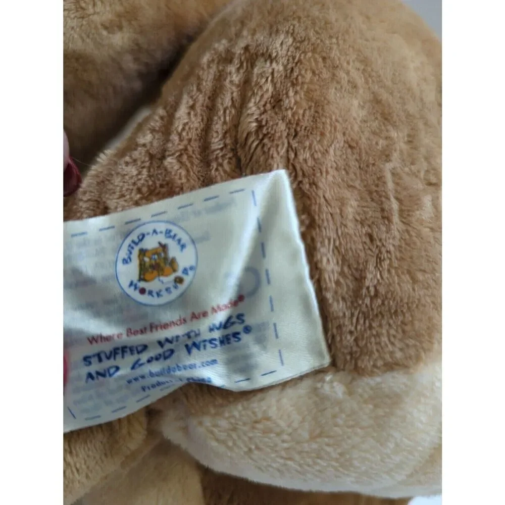 Build a Bear Retired Velvet Hugs Teddy Bear‎ Soft Beige Tan Plush BABW